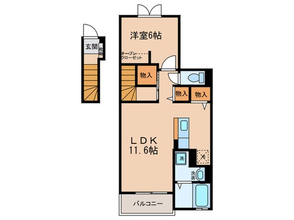 インプレス東起Ⅱの物件間取画像